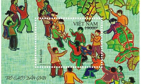 Phát hành bộ tem "Trò chơi dân gian" nhân dịp Tết thiếu nhi 1/6