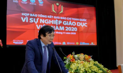 Tôn vinh 50 tác phẩm báo chí Vì sự nghiệp giáo dục Việt Nam 2020