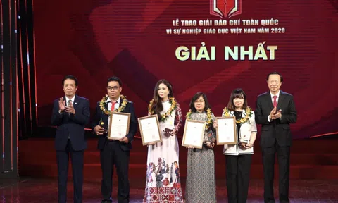 Trao Giải báo chí toàn quốc “Vì sự nghiệp Giáo dục Việt Nam” năm 2020