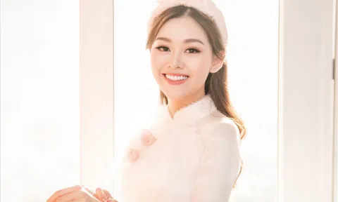 Những hình ảnh đầu tiên trong lễ cưới của Á hậu Tường San