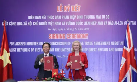 Chính thức ký kết Hiệp định Thương mại tự do Việt Nam - Vương quốc Anh
