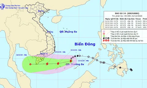 Bắc Bộ - Bắc Trung Bộ rét đậm, rét hại, bão số 14 gây biển động mạnh, Tây Nguyên - Nam Bộ mưa rào vài nơi