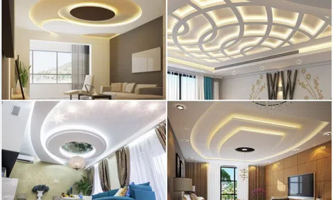 Những mẫu trần thạch cao đẹp và sang trọng bạn có thể tham khảo