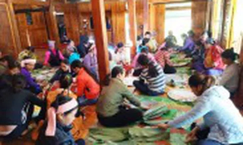 Hà Giang: Bánh chưng gù – hồn cốt ngày Tết người Tày