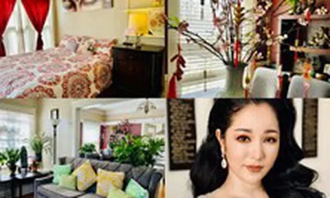 Biệt thự có 112 ô cửa của Thúy Nga ở Mỹ "khoác áo mới" trong dịp Tết