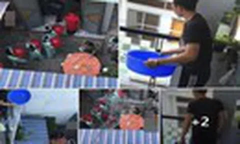 Thanh niên đổ hẳn chậu nước xuống đám cưới gây xôn xao