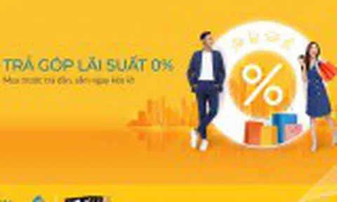 Mua hàng trả góp 0% với thẻ tín dụng quốc tế PVcomBank