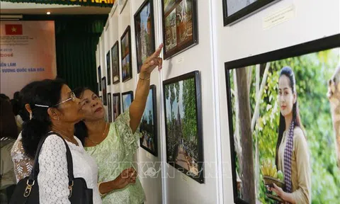 Triển lãm 'Campuchia - Vương quốc văn hóa'