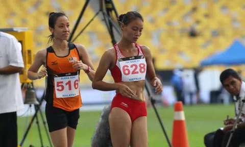 SEA Games 30: VĐV Việt Nam mất HCV ngay vạch đích vì đối thủ dùng " Tiểu Xảo"