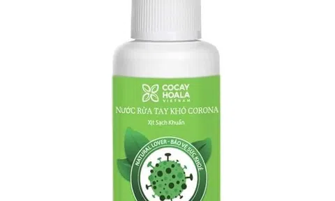 Góp sức phòng chống dịch Virus Corona bằng sản phẩm nước rửa tay khô có nguồn gốc thảo dược
