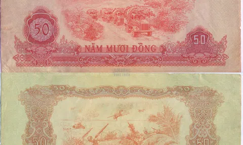 Hình ảnh hai cuộc kháng chiến trên giấy bạc Việt Nam