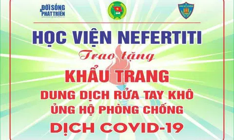 Học viện Nefertiti - 98 Tây Sơn, Hà Nội chung tay phòng chống COVID19