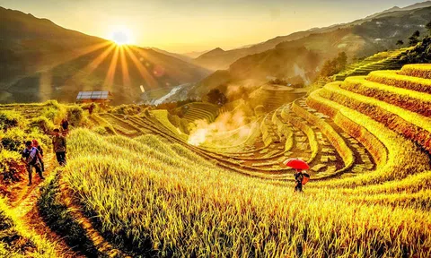 Tác phẩm "Khoảnh khắc chiều Tây Bắc" của NSNA Hải Xanh