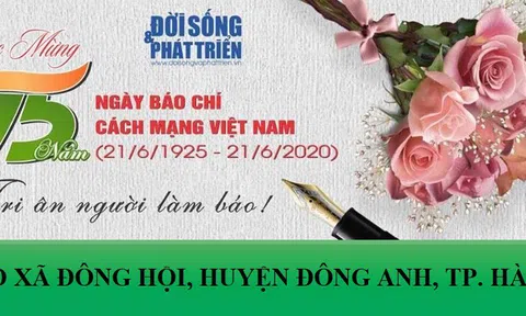 UBND xã Đông Hội (Đông Anh - Hà Nội) chúc mừng ngày Báo chí cách mạng Việt Nam 21/6
