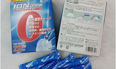ION DRINK – Oresol Nhật Bản bổ sung chất điện giải, tăng cường sức khỏe được các bà mẹ tin dùng