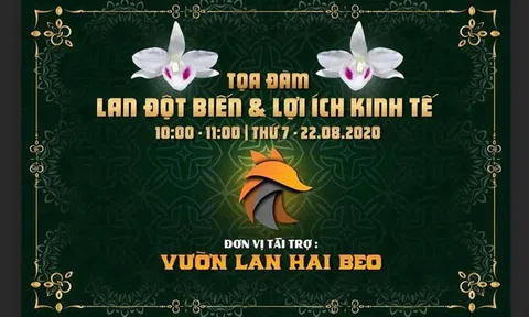 Tọa đàm trực tuyến phát triển bền vững ngành Hoa Lan và quyên góp ủng hộ phòng chống Covid 19