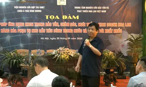 Tọa đàm giải pháp ứng dụng KHCN trong bảo tồn, chăm sóc, nuôi trồng và kinh doanh hoa lan