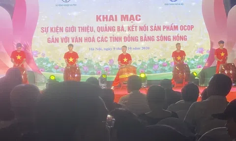 Khai mạc sự kiện giới thiệu, quảng bá, kết nối sản phẩm OCOP gắn với văn hóa các tỉnh đồng bằng Sông Hồng