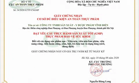 Bí mật về Nhà máy sản xuất TPCN hàng đầu Việt Nam
