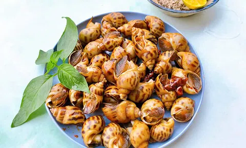Ốc hương rang muối ướt