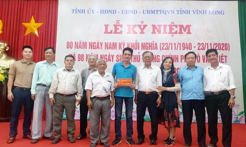 Vĩnh Long: Kỷ niệm 80 năm Ngày Nam Kỳ khởi nghĩa và 98 năm Ngày sinh Cố Thủ tướng Võ Văn Kiệt