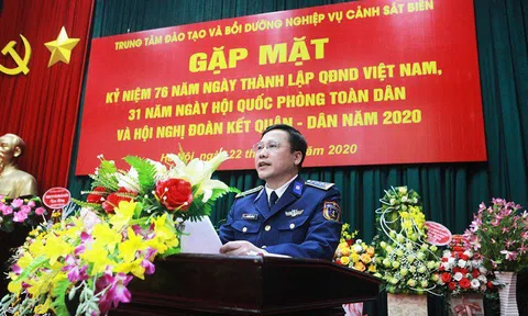 Trung tâm Đào tạo và Bồi dưỡng nghiệp vụ Cảnh sát biển: Gặp mặt truyền thống nhân ngày thành lập QĐND Việt Nam và Hội nghị đoàn kết quân dân năm 2020