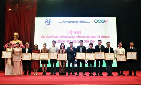 Hà Nội: Tuyên dương những tập thể và cá nhân có thành tích xuất sắc trong thực hiện Chương trình OCOP đến năm 2020