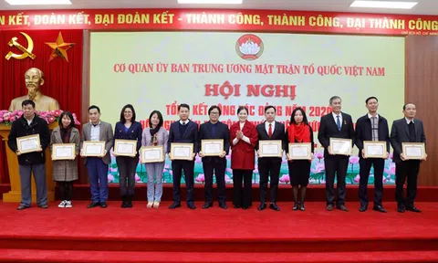 Cơ quan UBTƯ MTTQ Việt Nam tổ chức công tác năm 2020 và phương hướng nhiệm vụ năm 2021