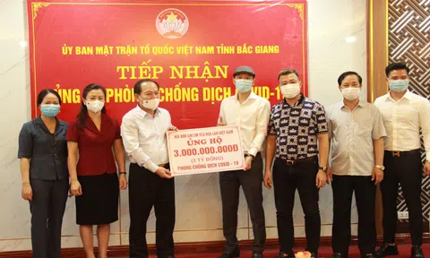 Cộng đồng yêu hoa lan trên cả nước ủng hộ tỉnh Bắc Giang 3 tỷ đồng chống dịch