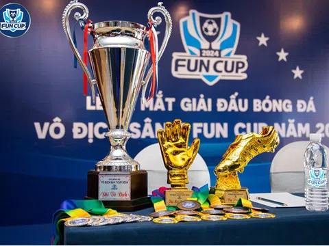 Fun Cup Việt Nam 2024 - Giải bóng đá dành cho các đội bóng trẻ có tổng giải thưởng lên đến 300 triệu đồng