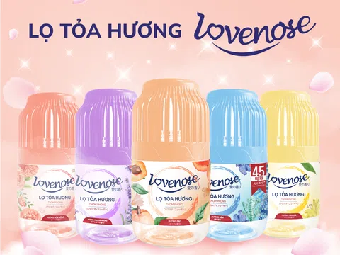 Lọ toả hương Lovenose thơm 360 độ - Lựa chọn số 1 của mọi gia đình Việt