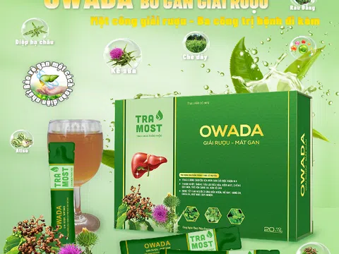 OWADA Giải rượu - Mát gan: Giải pháp khoa học cho lá gan khỏe mạnh