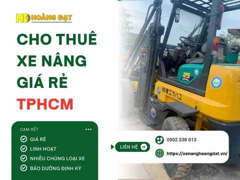 Dịch vụ cho thuê xe nâng giá rẻ tại TPHCM của Xe Nâng Hoàng Đạt