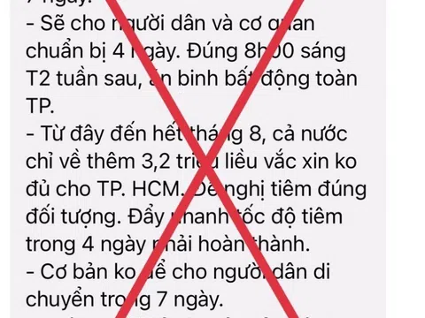 TP HCM và TP Nha Trang bác bỏ thông tin "không cho người dân di chuyển trong 7 ngày"