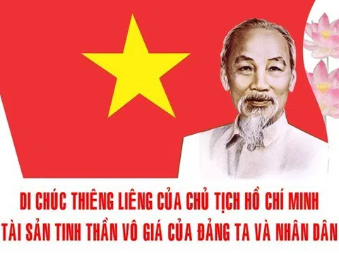 Di chúc thiêng liêng của Bác Hồ mãi mãi soi đường chúng ta đi