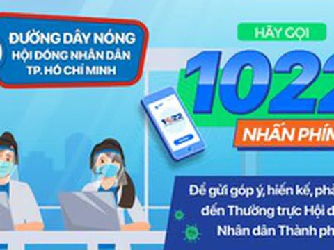 Tổng đài 1022 trên Zalo kết nối 86 đơn vị và 625 đầu mối xử lý khó khăn cho người dân tại TP. Hồ Chí Minh