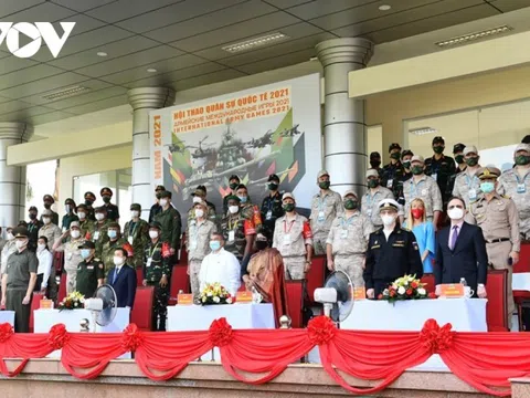 Khai mạc 2 nội dung thi đấu Army Games 2021 tại Việt Nam