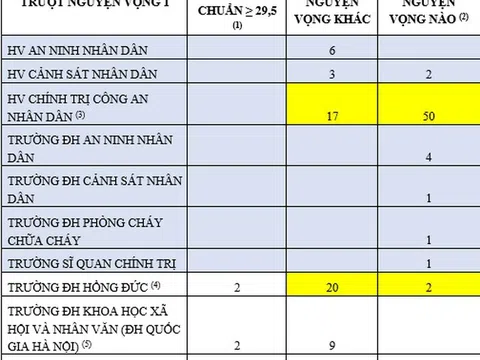 Bộ GD&ĐT thông tin về 61 thí sinh có điểm thi từ 29,5 trở lên không trúng tuyển