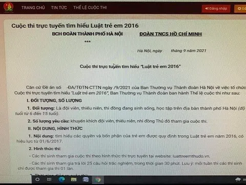 Hãy giảm bớt áp lực từ các cuộc thi cho trẻ em