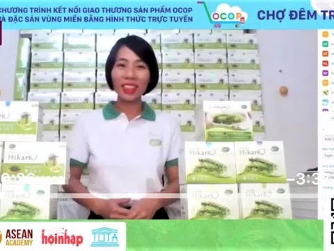 Rong nho HikariO đặc sản vùng miền được đánh giá cao tại Chợ đêm trên mây