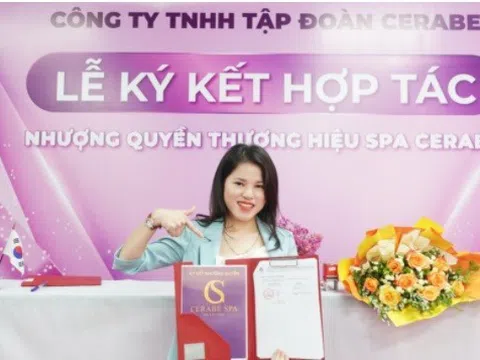 Lễ ký kết hợp tác giữa Chuỗi nhượng quyền thương hiệu Spa Cerabe và Đại lý Nguyễn Thị Thuỳ Linh