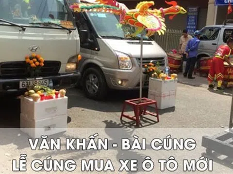 Văn khấn cúng ô tô