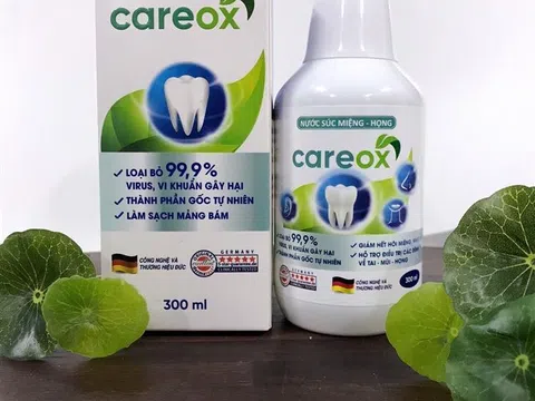 Xóa tan nỗi lo các bệnh về răng miệng và tai mũi họng với Nước súc miệng – họng Careox