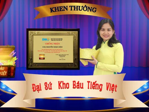 Đại sứ kho báu tiếng Việt Nguyễn Ngọc Diệu sau chung kết cuộc thi sáng tác thơ ca đánh thức giá trị tiếng Việt