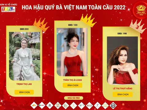 CEO Trần Thị Ái Loan và CEO Trịnh Thị Lan “kình” nhau nảy lửa trên BXH “Người đẹp được yêu thích nhất”