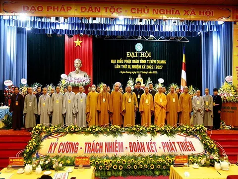 Tuyên Quang: Phật giáo thực hiện tốt phương châm “Đạo pháp - Dân tộc - Chủ nghĩa xã hội” 
