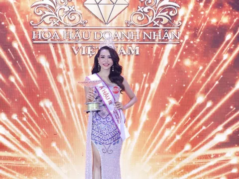 Doanh nhân Lê Nhật Lâm đăng quang Á hậu 3 cuộc thi Hoa hậu Doanh nhân Việt Nam 2022