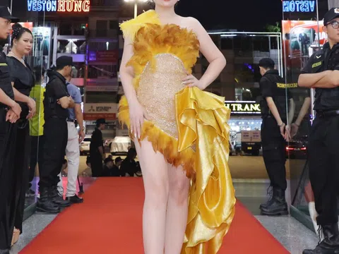 Á hậu Phan Thị Lệ Thu xuất hiện nổi bật tại chung kết Hoa hậu Doanh nhân Việt Nam 2022