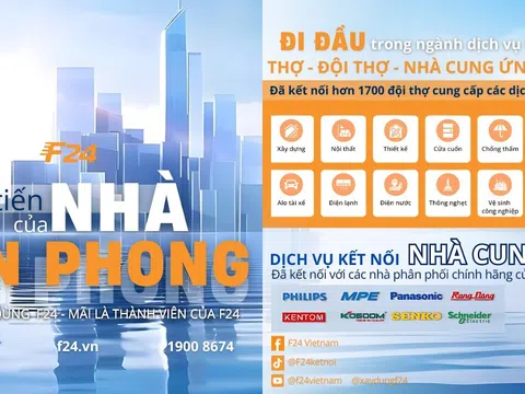 F24 mở rộng dịch vụ cửa cuốn trên toàn quốc