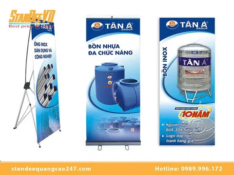 Standee Quảng Cáo 247 báo giá chi phí in standee bao nhiêu?